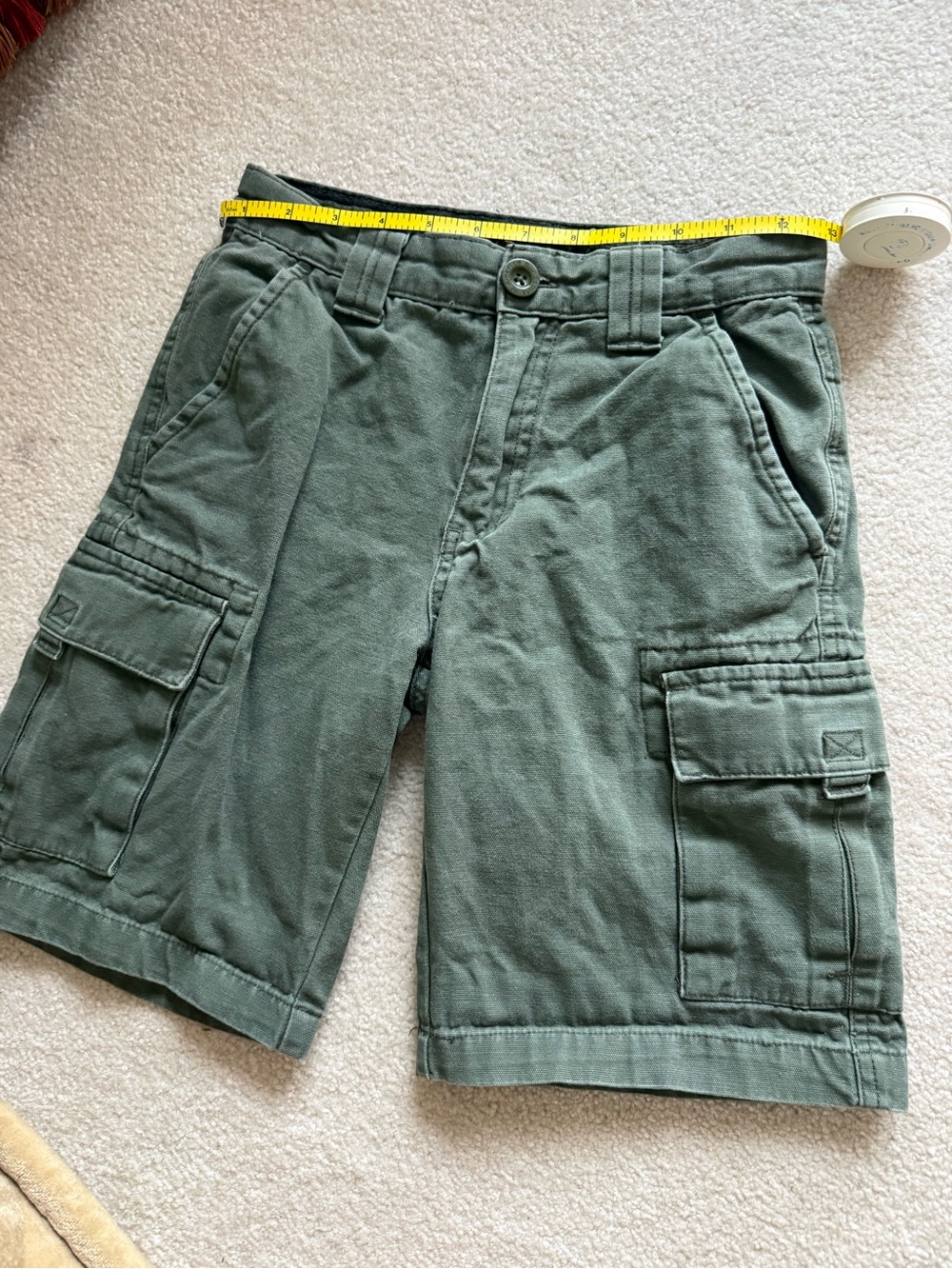 Scouting America Olive Green Cargo Shorts with Utility Pockets